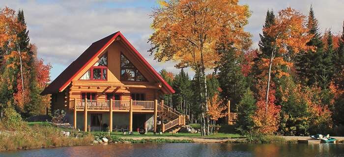 Crédit : Au Chalet en bois rond Crédit : Au Chalet en bois rond